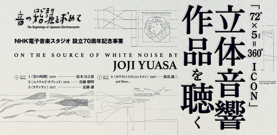 72度かけ5スピーカー360度 ICON 立体音響作品を聴く