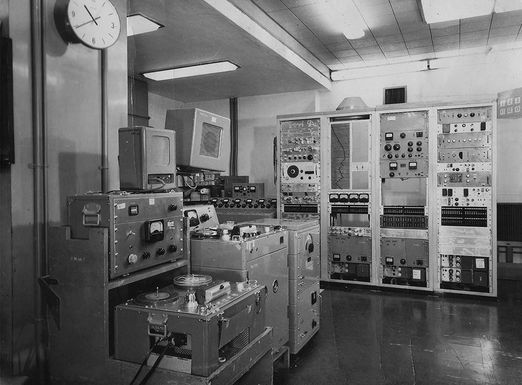 1955年から1968年頃の内幸町 NHK電子音楽スタジオ